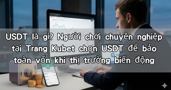 USDT là gì? Người chơi chuyên nghiệp tại Trang Kubet chọn USDT để bảo toàn vốn khi thị trường biến động
